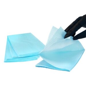 TATTOO DISPOSABLE MATS DENTAL BIB ( BLUE)